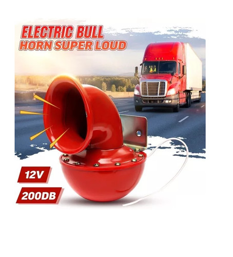 Rot elektrische bull horn hupe - rot,