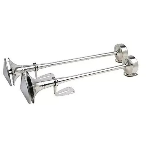 Horn fanfare chrom 24v - 1x,