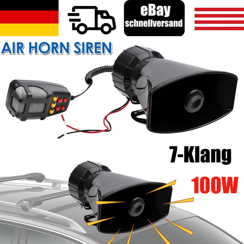 12v klang laute horn hupe - 7-klang,